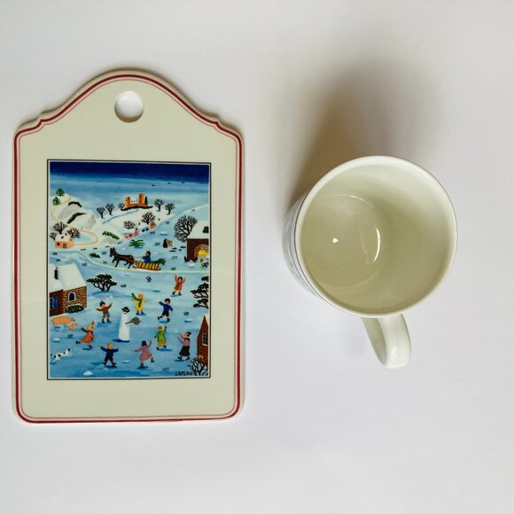 Villeroy and Boch matching mug and plate set - Picture 3 of 3